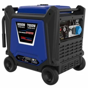 Gentech 8kVA Electric Start Digital Pure Sine Wave Inverter Generator - Blue