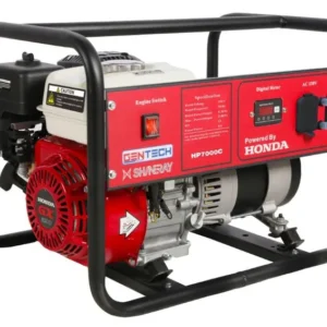 Gentech Honda Petrol Generator - Red/Black (7kVA)